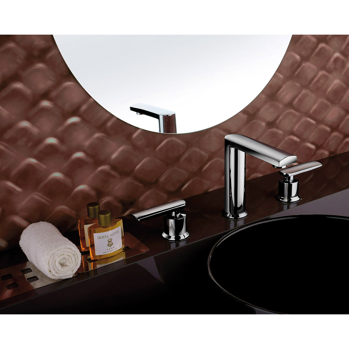 Two Handle Widespread Bathroom Sink Faucet - 602140c | FORTIS