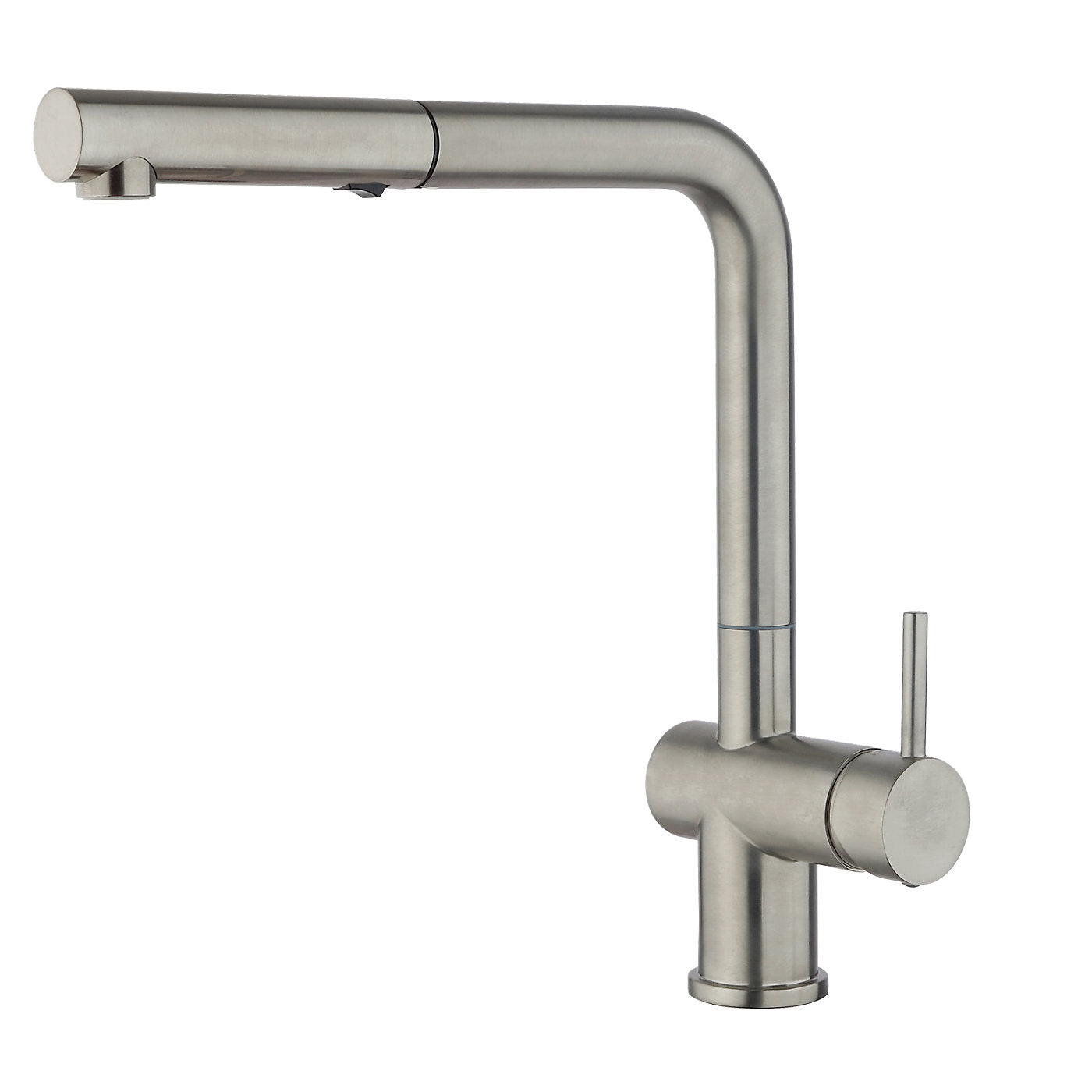 Inchant Single Lever Pull Out Kitchen Faucet - Chrome Deck Mount Cold Water Tap With 360° Swivel